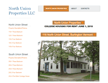 Tablet Screenshot of northunionproperties.com